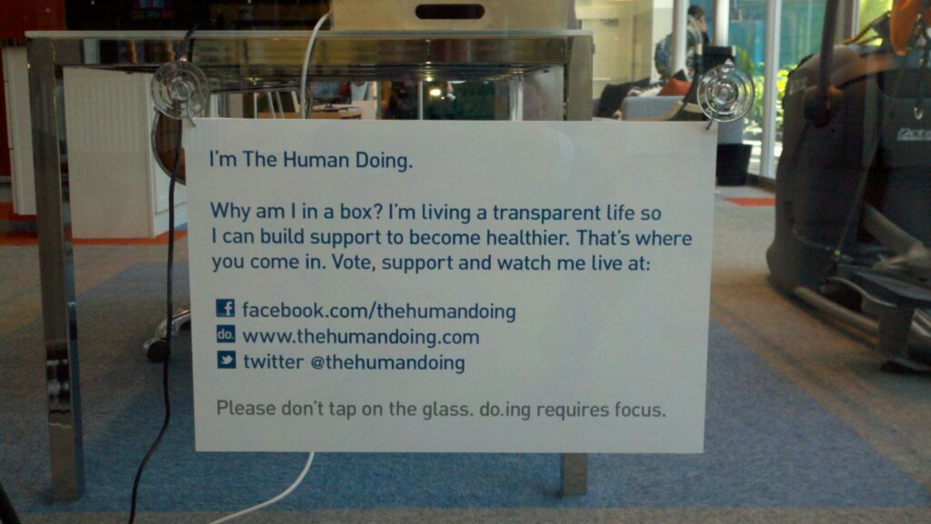 The Human Doing At Mall Of America