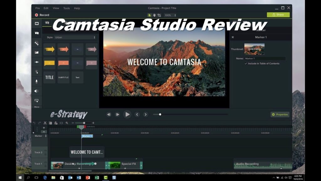 Camtasia Studio Review