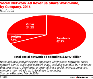 Share Of Social Ad Revenue By Company