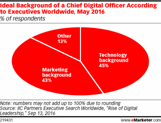 Chart: Chief Digital Officer Experience