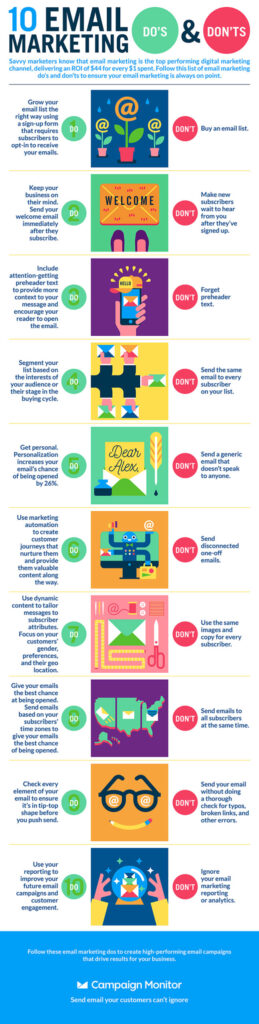 Infographic: Email Marketing Tips