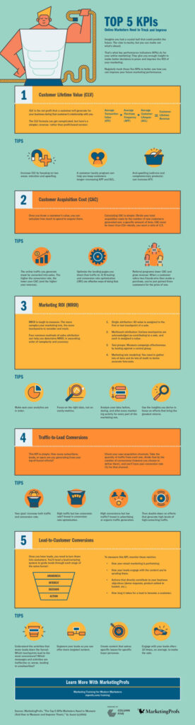 Infographic: Online Marketing KPIs