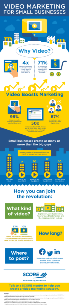 Infographic: Small Business Video Marketing