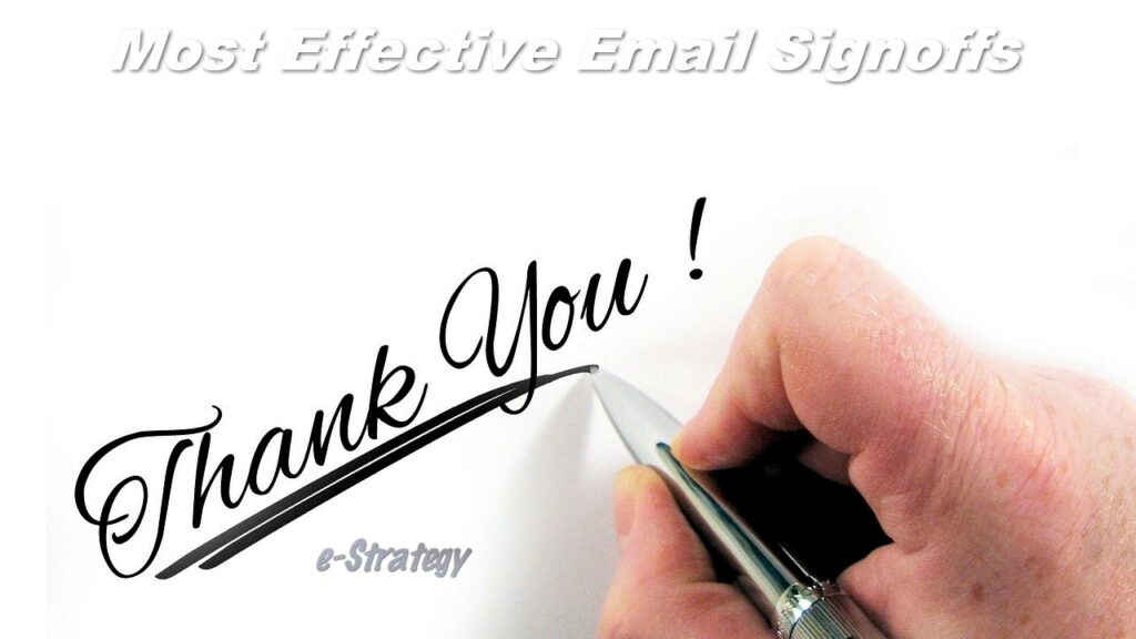 Most Effective Email Signoffs