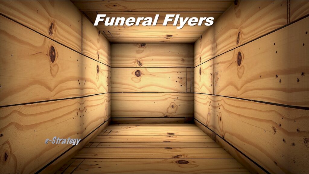 Funeral Flyers