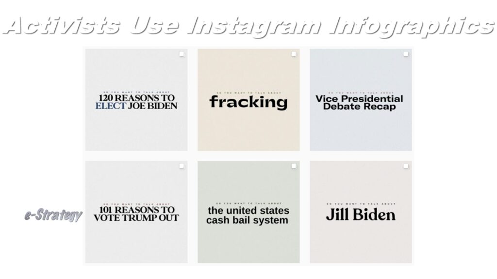 Activists Use Instagram Infographics